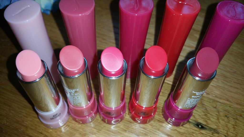 Sephora Rouge (Lip) Balm SPF 20 in Delicate Pink, Enchanting Blush ...