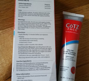 Cotz Face Natural Skin Tone SPF 40, 1.5 Ounce