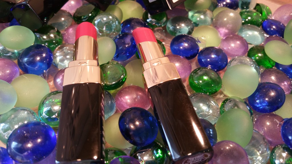 Bobbi Brown Nourishing Lip Color – Rosebud (left) & Uber Rose (right) 