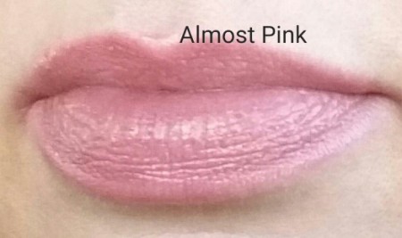Bobbi Brown Nourishing Lip Color - Almost Pink swatched on lips