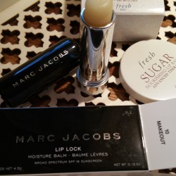 Marc Jacobs Beauty Lip Lock Moisture Balm and Fresh Sugar Nourishing Lip Balm Advanced Therapy