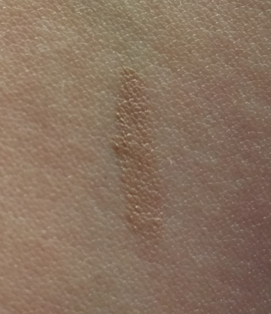 Bobbi Brown Long-Wear Brow Gel in Taupe - swatched on arm in natural light