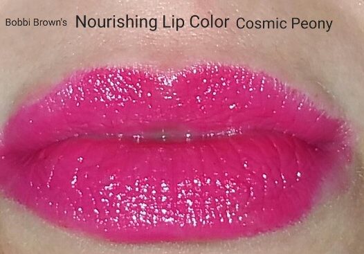 Bobbi Brown Nourishing Lip Color - Cosmic Peony - swatched on lips