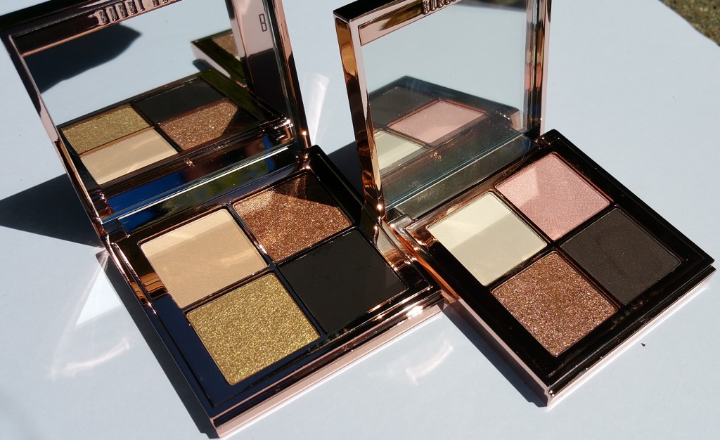 Bobbi Brown Sunkissed Eye Shadow Palettes Gold (left) and Pink (right)