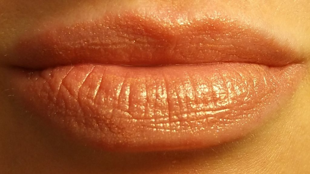 Bobbi Brown Sheer Lip Color in Pink Gold #40 - worn on lips