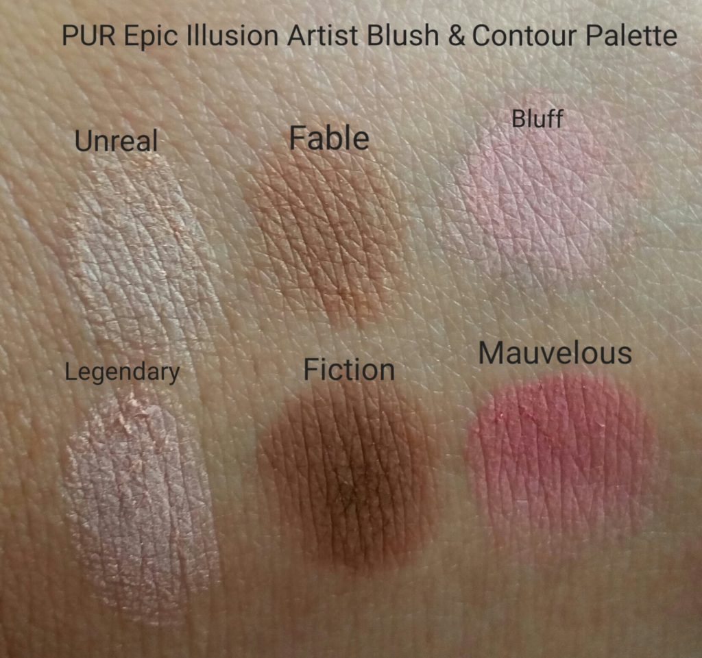 Swatches of Pur Epic Illusion palette