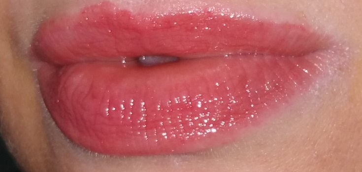 Colorescience Sunforgettable Lip Shine SPF 35- Siren - Worn on lips
